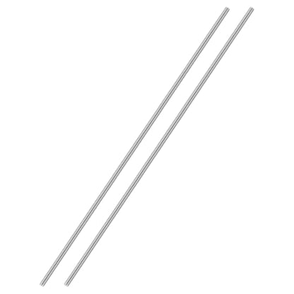 M2.5-0.45 Fully Threaded Rod 300mm Length Coarse Thread 2Pcs - size: M2.5-0.45 300mm
