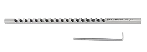 Accusize 1/8 in Style A HSS Keyway Broach - size: 1/8 in -A