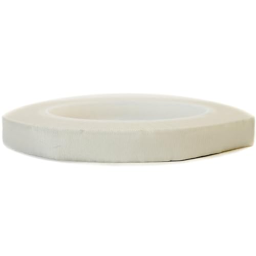 Bertech Glass Cloth Masking Tape, 3/4 Inch Wide x 36 Yards Long, 5 mil Thick, 3 Inch Core, White, RoHS and Reach Compliant - size: 0.75 Inches