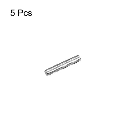 MECCANIXITY Fully Threaded Rod M4 x 20mm 0.7mm Thread Pitch 304 Stainless Steel Right Hand Threaded Rods Bar Studs 5 Pack - size: M4 x 20mm