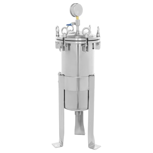 Stainless Steel Bag Filter Housing Solid-Liquid Separation Tool (1" NPT) - size: 1" NPT
