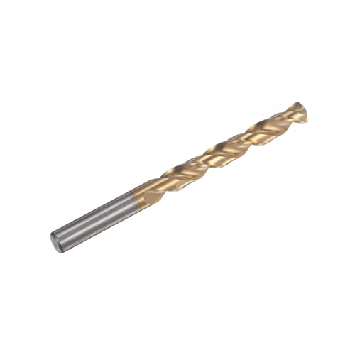 HARFINGTON Twist Drill Bit 10.3mm Titanium Coated (HSS-E) M42 High Speed Steel 8% Cobalt Straight Shank for Stainless Steel Aluminum Alloy Metal - size: 10.3mm