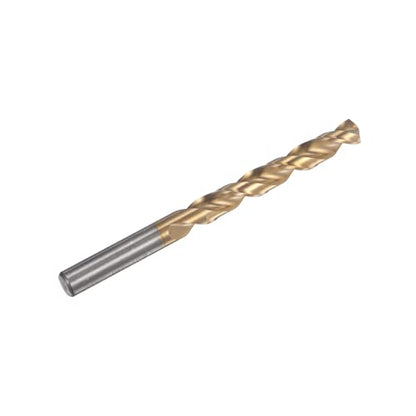 HARFINGTON Twist Drill Bit 10.3mm Titanium Coated (HSS-E) M42 High Speed Steel 8% Cobalt Straight Shank for Stainless Steel Aluminum Alloy Metal - size: 10.3mm