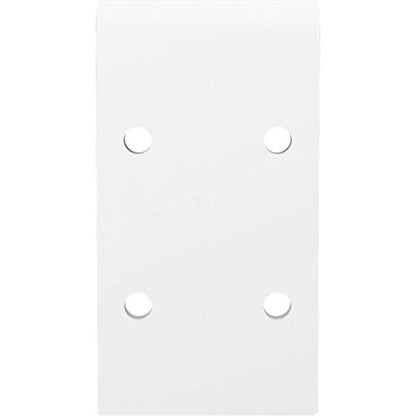 Ekena Millwork BKTM02X06X03EBPWH Steel Bracket Embrey, 2" W x 6" D x 3 3/4" H, White Primer - color: White Primer (Paintable), size: 2-in. W x 6-in. D x 3.75-in. H