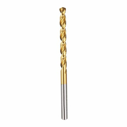 Drill Bit 4mm Diameter M42 8% Cobalt HSS TiN for Hard Metal - size: 4mm