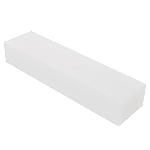 2" x 12" x 3" HDPE Block White PE Polyethylene Rectangular Solid - size: 2"x12"x3", style: white