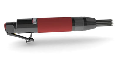 CS Unitec | 199.2103 | Trelawny Low-Vibration VL223 Inline-Gripped Needle Scaler. 8X Less Vibration, All-Steel Construction, Powerful Performance, 19 Needles - Made in England
