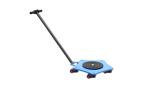 Machine Skates, 8800 lb Heavy Duty Machinery Mover, 5 PU Rollers - size: 8800lbs