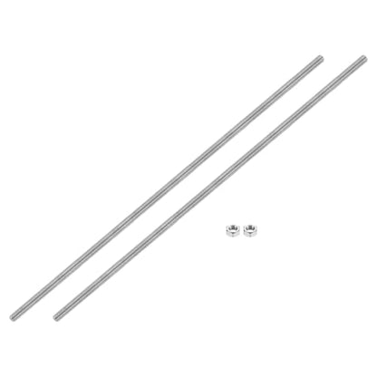 uxcell 5/16"-18 Fully All Threaded Rod, 2 Pcs,304 Stainless Steel,15.7" L - size: 15.7"
