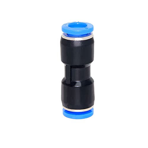 Beduan Push to Connect Fitting, 14mm Tube OD Pneumatic Quick Adapter Tubing Air Hose Line Pipe Fitting 10Pcs For 9/16" Tube OD - size: 14mm (10Pcs)