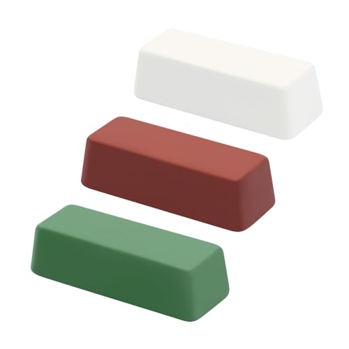 SCOTTCHEN Mini Buffing Polishing Cutting Compounds 4 Oz. Kit - Green Fine/White Medium/Red Coarse - 3 Pack - size: 4 Oz. - Green Fine/White Medium/Red Coarse