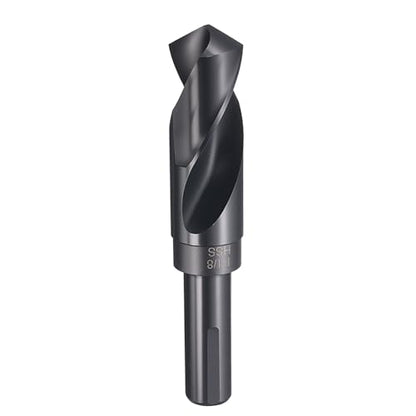 HARFINGTON 1-1/8" Drill Bit 3/4" Reduced Shank 3-Flat 4241 HSS 118° - size: 1-1/8" with 3/4" Shank