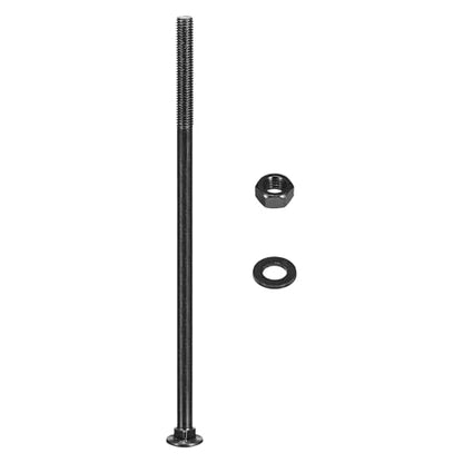 uxcell M10x250mm Square Neck Carriage Bolts with Nuts & Washers, 12Set 304 Stainless Steel Round Head Square Neck Coach Bolt Screws, Black - size: M10x250mm
