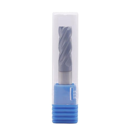 BestParts 5Pcs 3/8" 4 Flute Solid Carbide Square End Mills - AlTiN Coated - size: 3/8 in