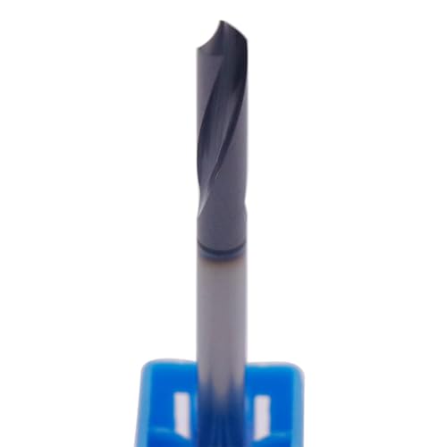 5Pcs 1/8" 2 Flute 90 Degree Solid Carbide Spot Drill - AlTiN Coated - size: 1/8 in