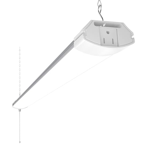 Barrina LED Shop Lights 4FT for Workshop, Garage, 45W 5000LM 6500K, 6 Packs - color: 6500K, size: White-84W-1 Pack