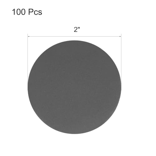 2-Inch Wet or Dry Sandpaper Sanding Paper disc Sanding Discs 1200 Grit 100 Pcs - size: 100Pcs 2-inch 1200 Grit