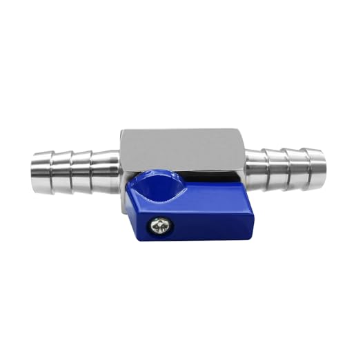 2PCS Stainless Steel 3/4" Mini Ball Valve Shut Off Valve 3/4" Hose Barb - size: 3/4" Hose Barb
