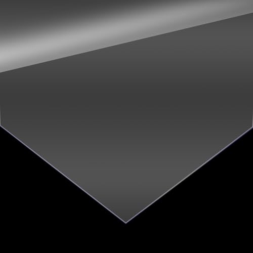 Beeveer 1 Pcs Clear Polycarbonate Sheet 60 x 144 Inch Plastic Panel Roll - size: 60 x 144 inches