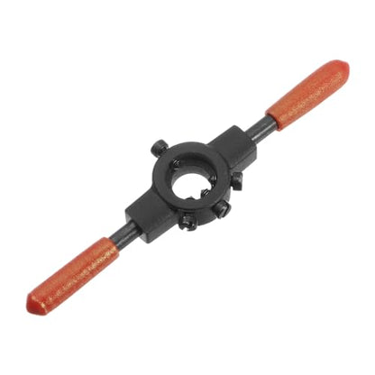 uxcell Die Stock Handle Wrench, for Metric M1-M3 (Metric) / 1/16"-3/32" (UNC/UNF) / 16mm OD Round Dies, 16mm x 5mm Threading Die Holder with Plastic Handle - size: M1-M3