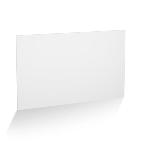 1Pcs White HDPE Sheet 1/2" Thick 24" x 48" - color: White, size: 24'' X 48''