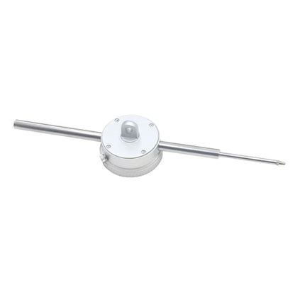 HFS Dial Indicator, 0-2" Range, 0.0005" Graduation, 1/4" Lug Back - size: 0-2" x 0.0005"