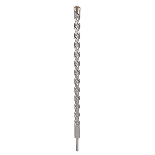 1-1/8 X 21 in SDS Plus Bits, Rotary Hammer Drill Bits, Carbide, Masonry Drill Bits for Concrete, Stone, SDS Plus Hammer Double Flute, Masonry Drill Bit, Concrete Drill Bit - size: 1-1/8 in, style: 21 inch long