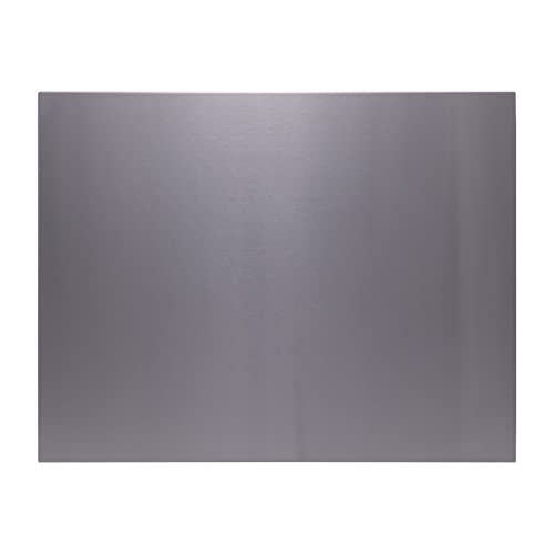 Stainless Steel Backsplash, 30" X 23.25" with Hemmed Edges