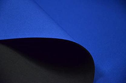 2mm Blue Neoprene Fabric, Scuba Wetsuit Material, Fabric for Sewing, Thin Foam Rubber Sheet (Blue, 1' x 4') - color: Blue, size: 1 feet x 4 feet