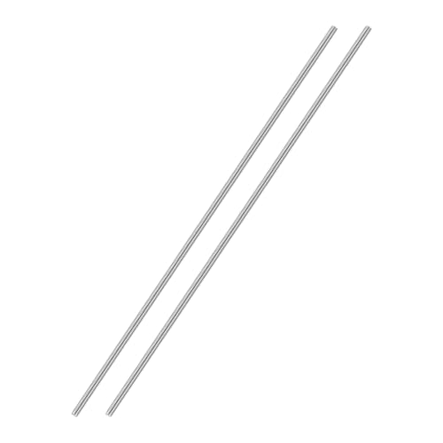 M2-0.4 Fully Threaded Rod 250mm Length Coarse Thread 2Pcs - size: M2-0.4 250mm