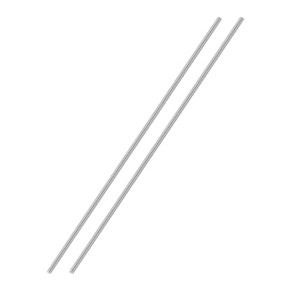 M2-0.4 Fully Threaded Rod 250mm Length Coarse Thread 2Pcs - size: M2-0.4 250mm