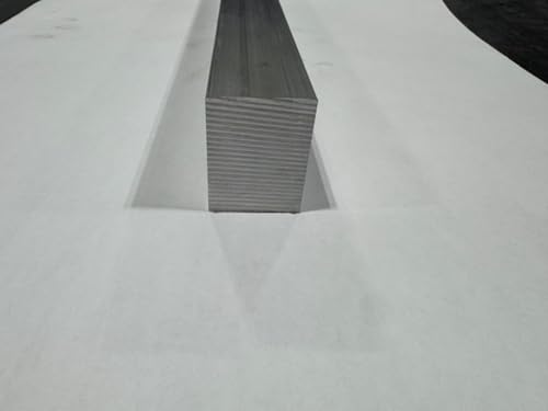 1-1/2" x 2" Aluminum Flat Bar, Solid Stock, Machining, Pick Your Length, 1.5" x 2" Rectangle Bar (Aluminum, 5 INCH) - size: 5 INCH
