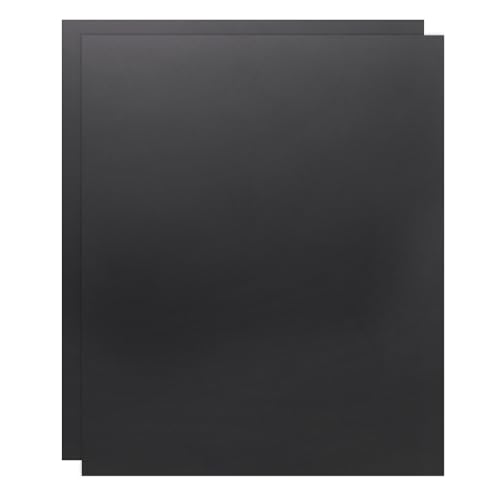 uxcell 2 Pack ABS Plastic Sheet, 0.04" Thick 4"x6" Flexible Hard Plastic Sheet, Heat Moldable Panel for DIY Crafts Home Decoration, Black - color: Black, size: 0.04"x4"x6"
