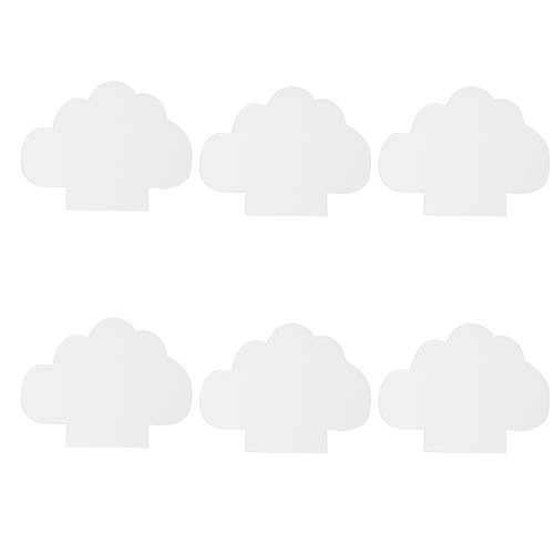 6 PCS 2mm Cloud Acrylic Blanks, Clear for LED Light Base - size: Cloud Shaped