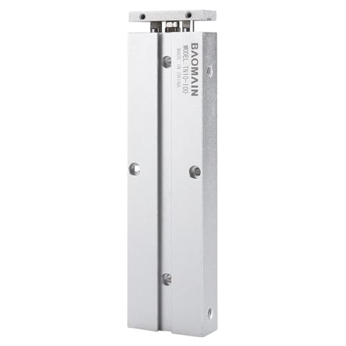 BAOMAIN Double Rod Pneumatic Air Cylinder TN10x100 10mm Bore 100mm Stroke - style: Stroke 100 mm(3.93 inch)