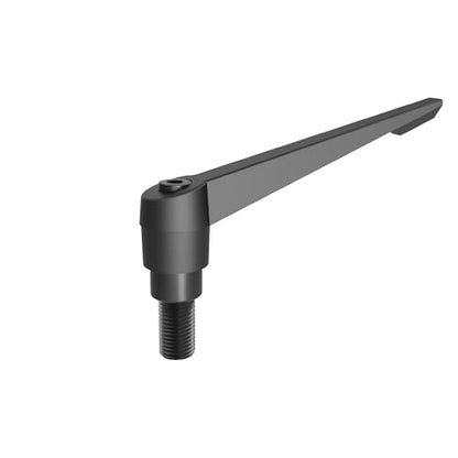 Clamping Lever Handles, M6 x 32mm Male Thread, Adjustable Quick Release Locking Rotating Screw Bolt Stud Knobs Apply for Lathe Machinery, Black - size: M6 x 32mm