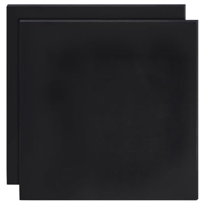 BENECREAT 2Pcs 10x10Inch Silicone Rubber Sheets, Black High Temperature Rsistant Rubber Mat for DIY Gaskets Material, Pads, Sealing, Cushion, 1mm Thick - size: 10x10 Inch, style: Non-adhesive