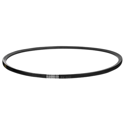 uxcell 5V600 V-Belt, Classic Wrapped Rubber V-Belt 60" Outside Circumference x 0.62" Width x 0.53" Height for Industrial Machinery Equipment, Black - size: 5V600