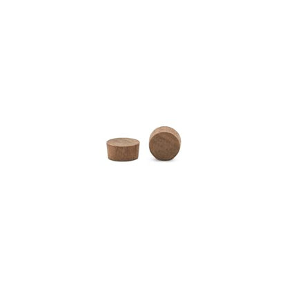 Wood Plugs for Furniture, 1/2 inch Walnut Wood Flat-Head Plug, Wooden Plugs for Screw Holes - Pack of 25 by Woodpeckers - size: 1/2 Inch
