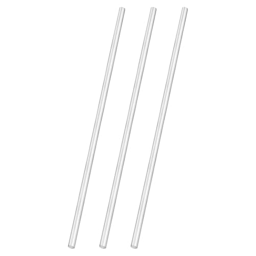 uxcell 3pcs 304 Stainless Steel Round Rods, 5/16" Dia x 12" Length Stainless Steel Metal Solid Shaft Rod Bar for Industry Use Metal Working Hobbies DIY Craft, Silver - size: 5/16" Dia x 12" Length