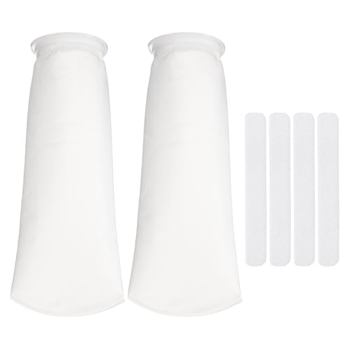 Aquarium Filter Bags Mesh (2Pcs 1 Micron 5.9" Ring 20.5" Long) - size: 1 Micron - 20.5" Long 5.9" Ring