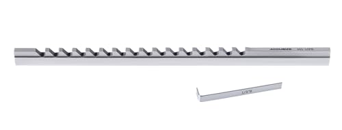 Accusize Industrial Tools - 1/8'' to B, Hss Keyway Broach, Fractional, Imperial, 5000-0010 - size: 1/8 in -B