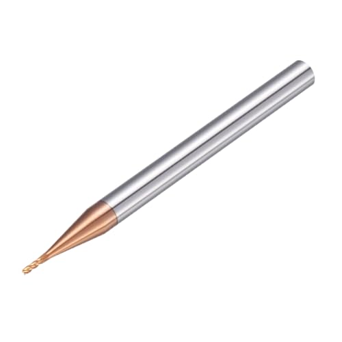 Carbide End Mill 1mm Dia 3mm Cut L 50mm L 4mm Shank 4 Flute - size: 1mm Dia - 3mm CL - 50mm L - 4mm Shank