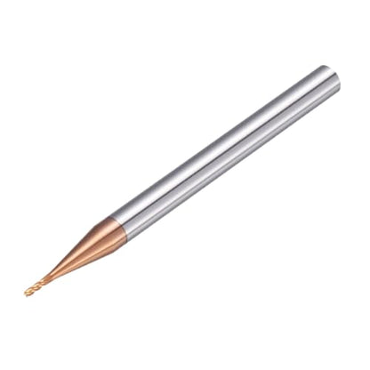 Carbide End Mill 1mm Dia 3mm Cut L 50mm L 4mm Shank 4 Flute - size: 1mm Dia - 3mm CL - 50mm L - 4mm Shank