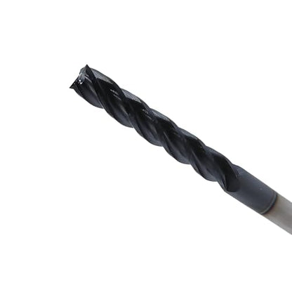 1/2in Solid Carbide Long End Mill, 4 Flutes, 30 Degree Helix - size: 1/2in