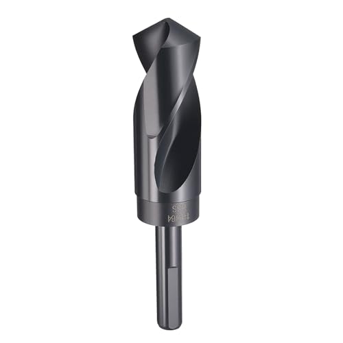HARFINGTON 1-15/64" Drill Bit 1/2" Reduced Shank 3-Flat 4241 HSS 118° - size: 1-15/64" with 1/2" Shank