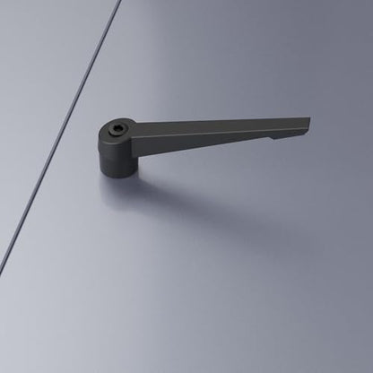 2PCS Clamping Lever Handles, M8 x 40mm Male Thread, Adjustable Quick Release Locking Rotating Screw Bolt Stud Knobs Apply for Lathe Machinery, Black - size: M8 x 40mm
