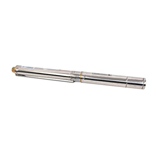 2.5" Tube Stainless Steel Submersible Well Pump 110V 0.5Hp Deep Well Pump 141ft,13GPM 65mm Bore Well Water Pump with Control Box for Home Garden Agricultural Industrial,10m Copper Power Cord - size: 110V/60Hz 0.37KW 0.5HP 1"