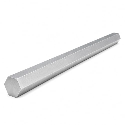 6061 Hex USA Aluminum Solid Bar - Extruded Lathe Stock, 13" Length, US Material (3/4") - size: 3/4"