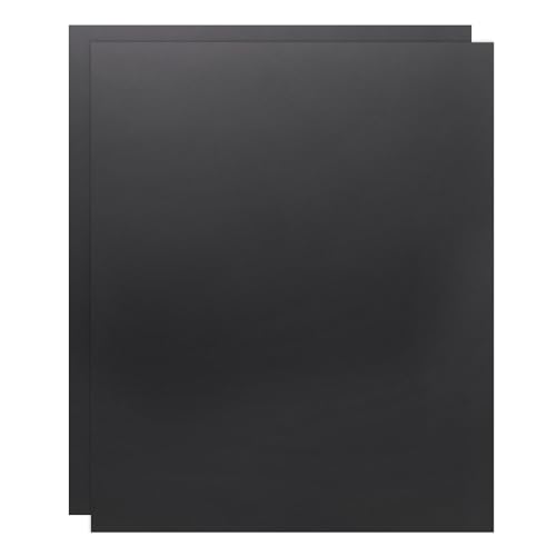 uxcell 2 Pack ABS Plastic Sheet, 0.02" Thick 4"x6" Flexible Hard Plastic Sheet, Heat Moldable Panel for DIY Crafts Home Decoration, Black - color: Black, size: 0.02"x4"x6"